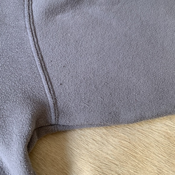 INDUSTRY HORROR Crop Hooded Gray SWEATSHIRT - Picture 7 of 12